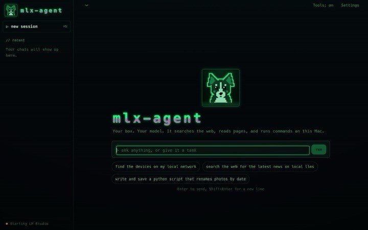 mlx-agent screenshot